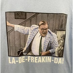 Chris Farley La-De-Freakin-Da! T-Shirt Size Small